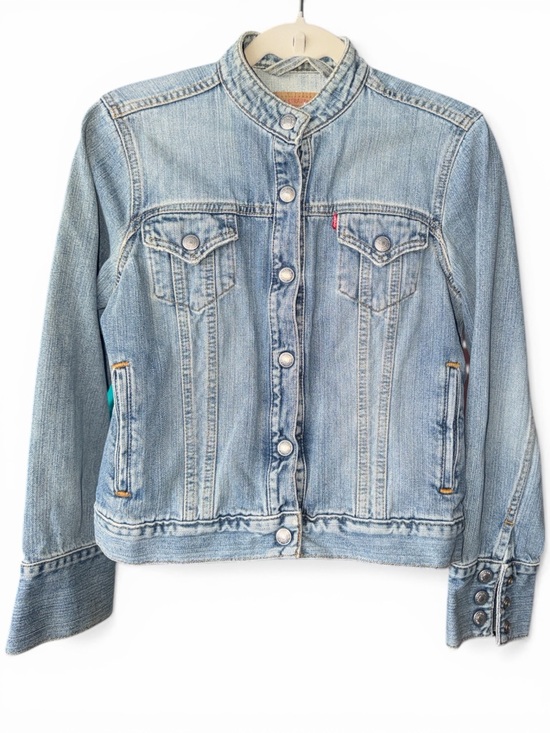 Levi's Jackets & Blazers - Levi's VINTAGE Easy Rider Light Blue Wash Denim Jacket with moto collar